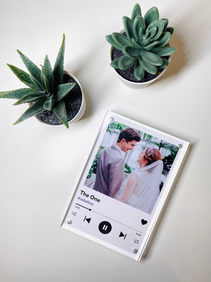 Personalised Spotify Plaque With Custom Music Code